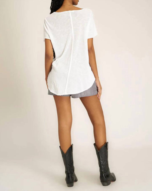 Project Social T - Wearever V - neck Short Sleeve Top - blouses - clothing - polyester