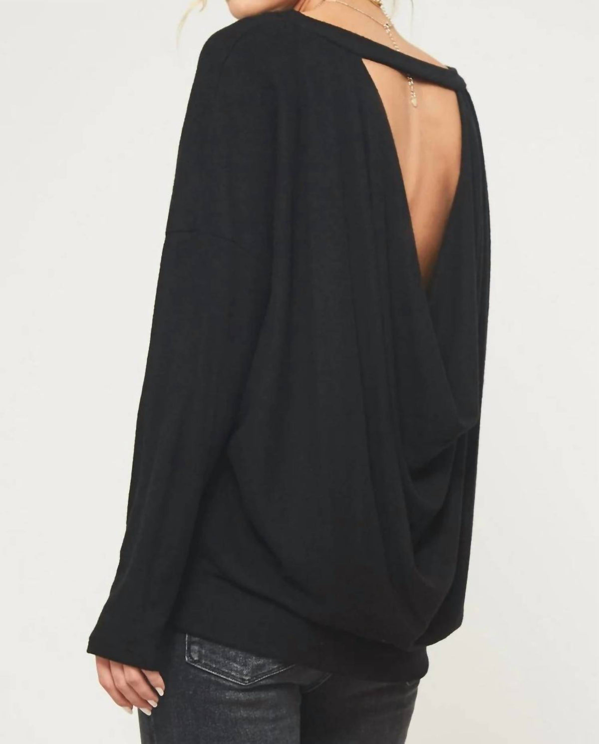 Promesa - Open Back Knit Top