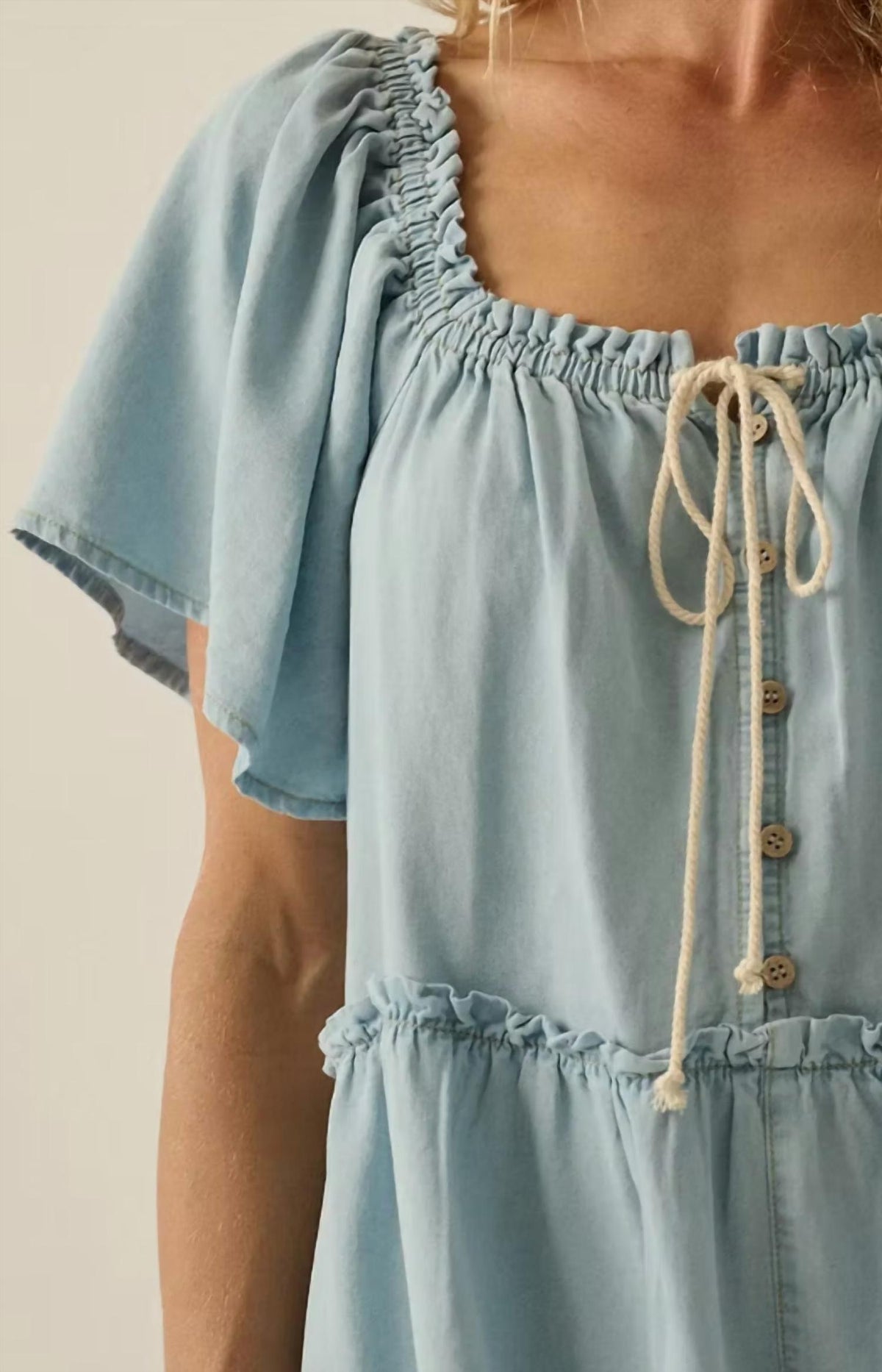 Promesa - Tencel Denim Romper