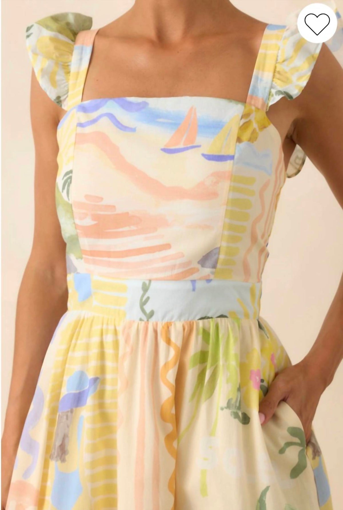 Prosperina - Nicolina Multi Print Cotton Dress