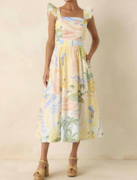 Prosperina - Nicolina Multi Print Cotton Dress