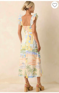 Prosperina - Nicolina Multi Print Cotton Dress