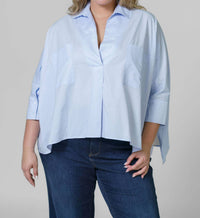 Psophia - Camisa Cut Out Top - Plus
