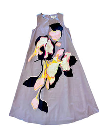 Psophia - Cotton Poplin Floral Print Dress - clothing - dresses - floral