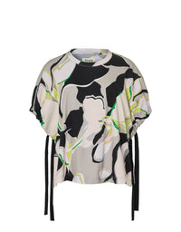 Psophia - Floral Print Top - blouses - clothing - cotton