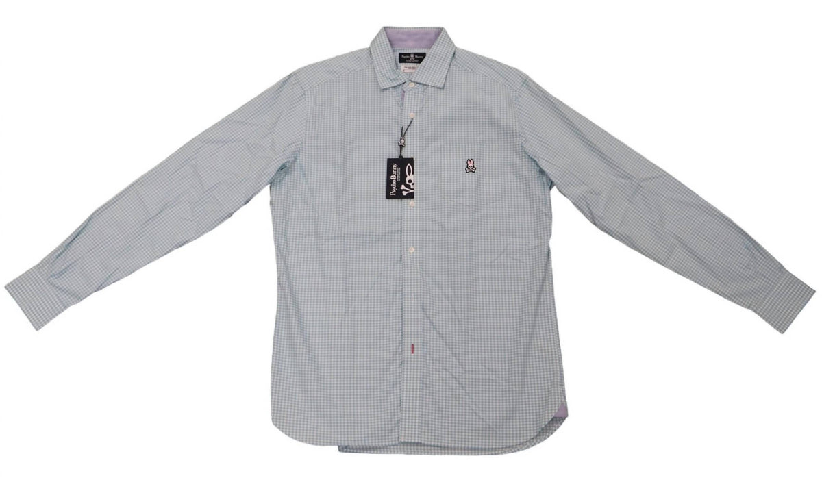 Men's Long Sleeve Checkered Polo