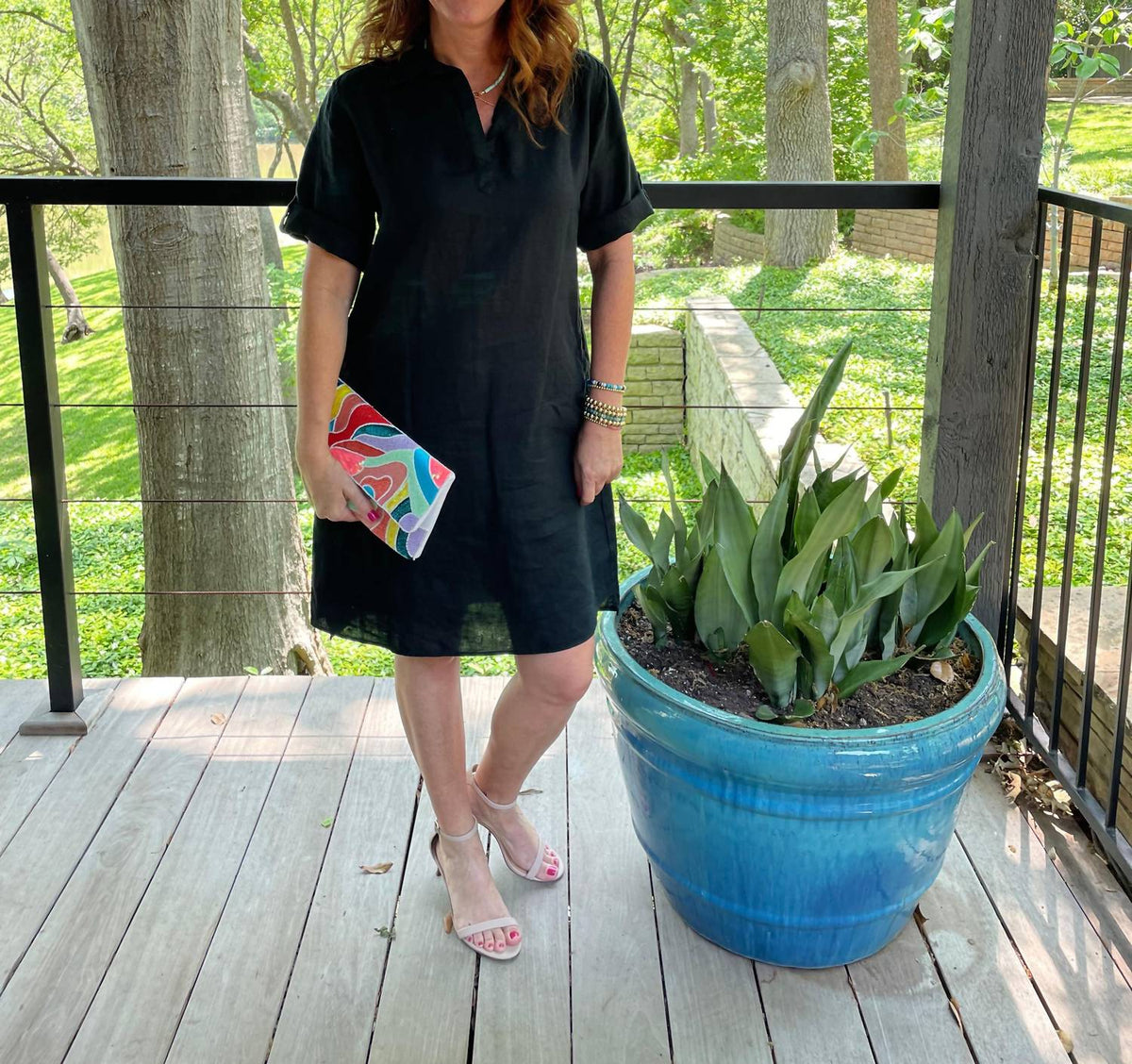 Pure Amici - Linen Mini Dress