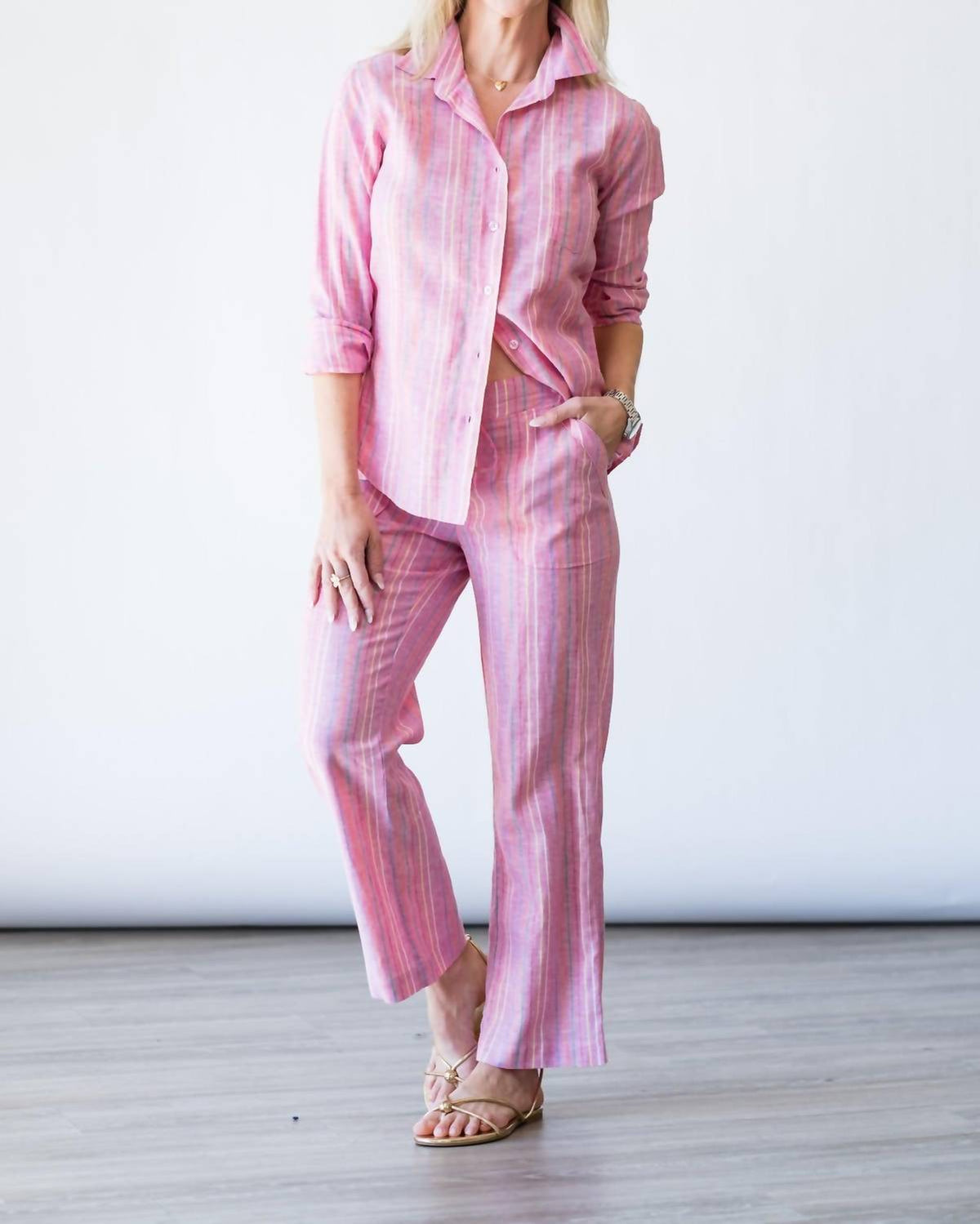 Pure Amici - Vee Flared Leg Pant