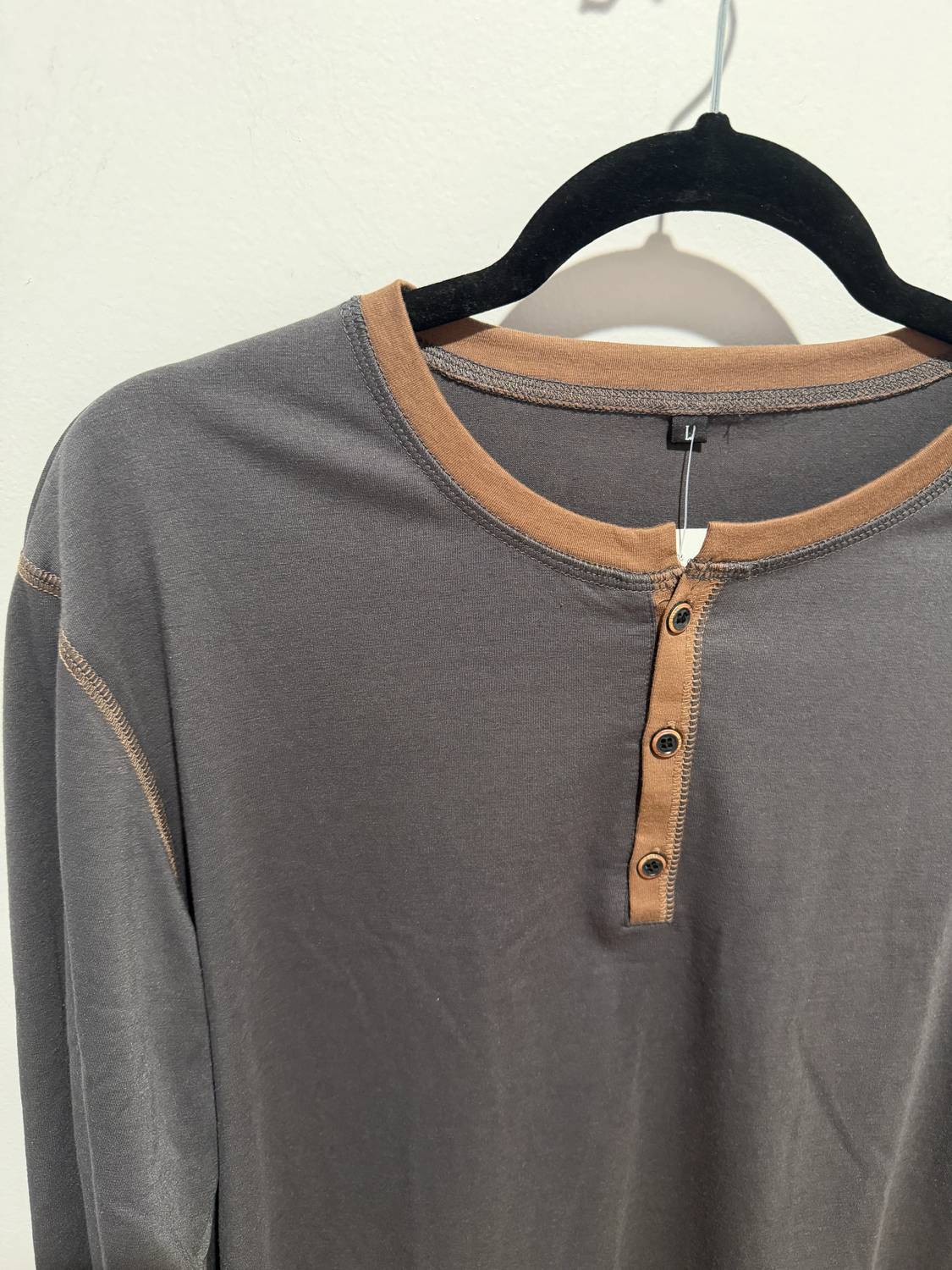 Px - Long Sleeve Henley Top