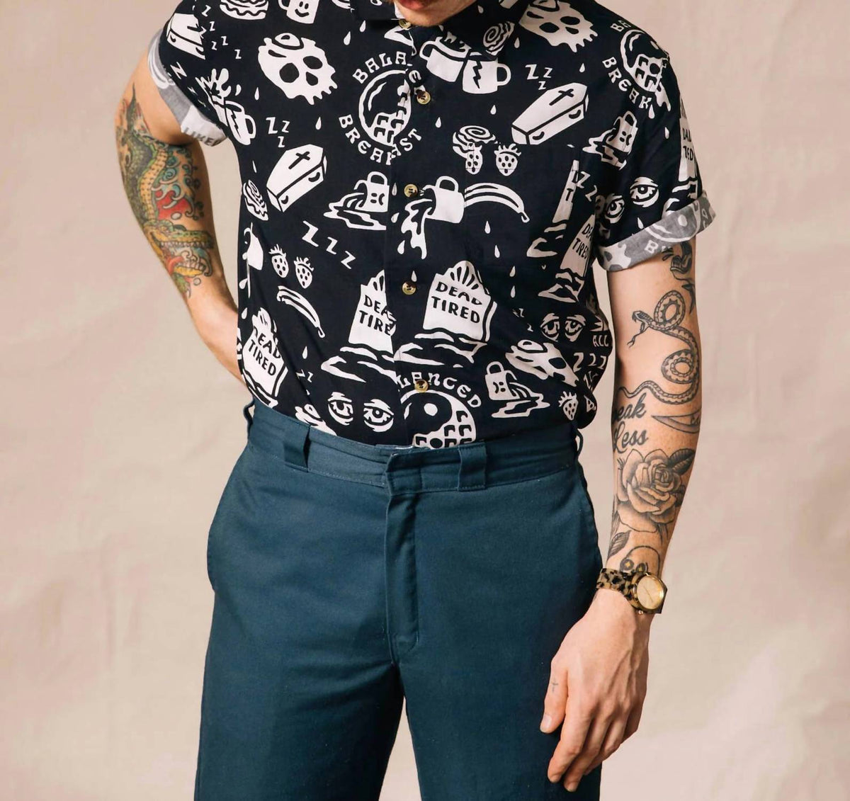 Pyknic - Dead Tired Button-up Shirt