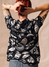 Pyknic - Dead Tired Button-up Top Shirt