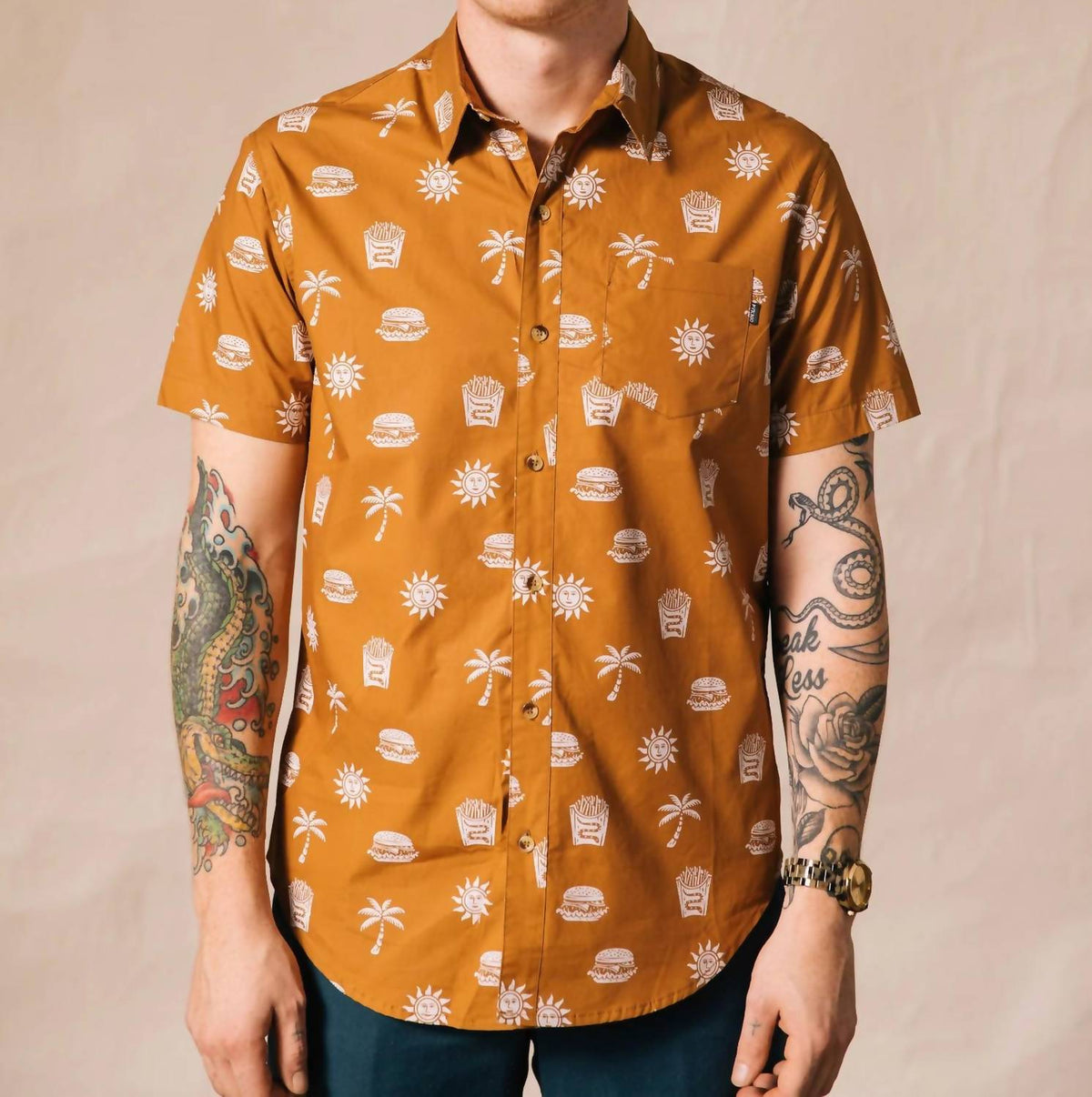 Pyknic - Take It Greasy Button-up Shirt