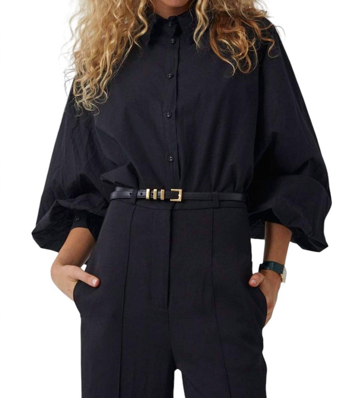 Q House Of Basics - Queen Button Down Shirt