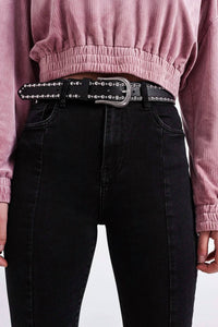 Q2 - Flare Jeans With Split Hem