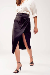 Q2 - Split Front Midi Skirt