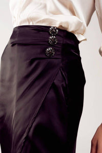 Q2 - Split Front Midi Skirt
