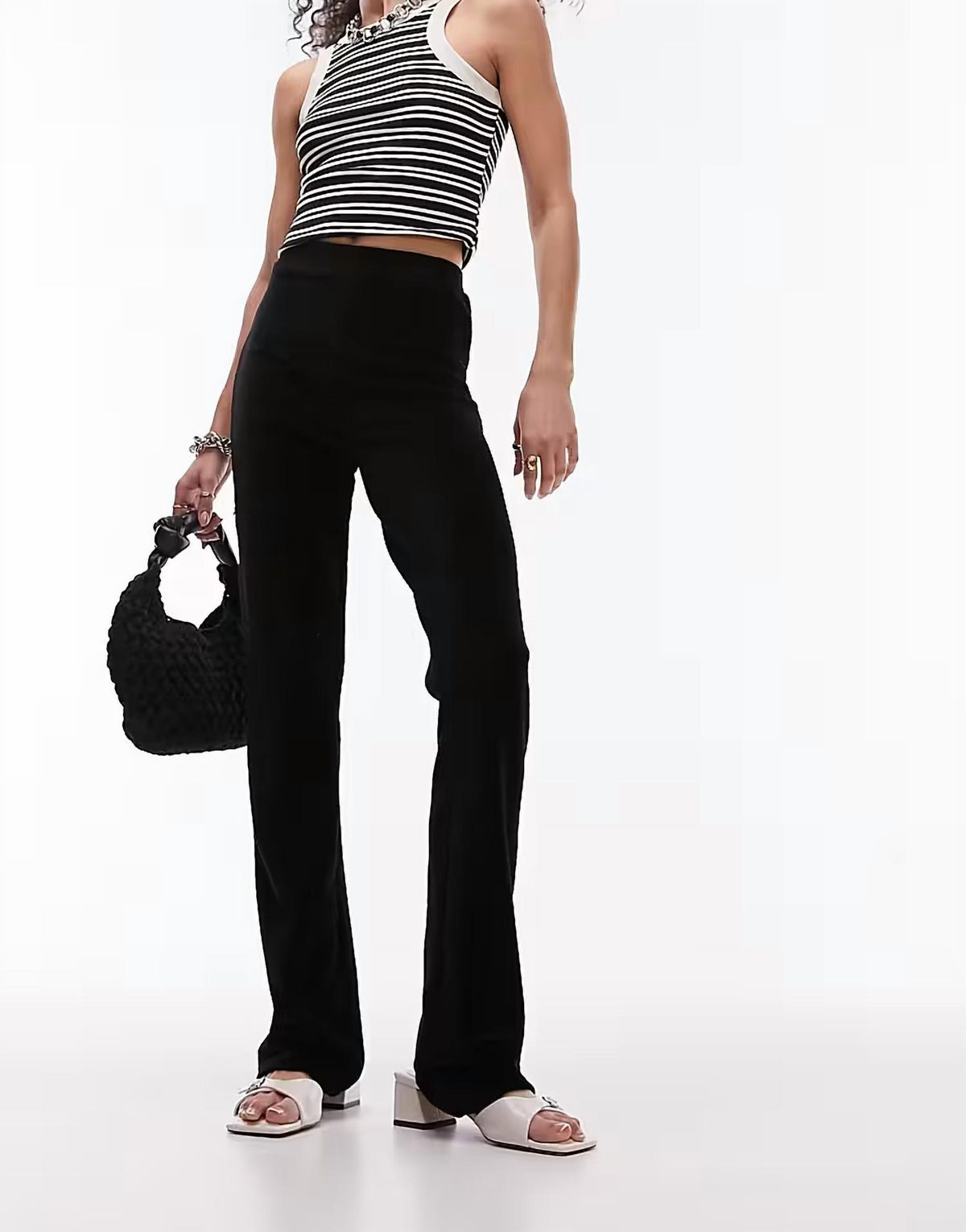 Q2 - Stretchy Cord Flared Trouser