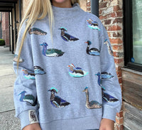 Queen Of Sparkles - Duck Mockneck Sweatshirt