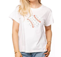 Queen Of Sparkles - Flower Baseball Tee