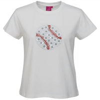 Queen Of Sparkles - Flower Baseball Tee