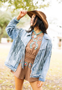 Queen Of Sparkles - Necklace Top - brown - clothing - crop - tops