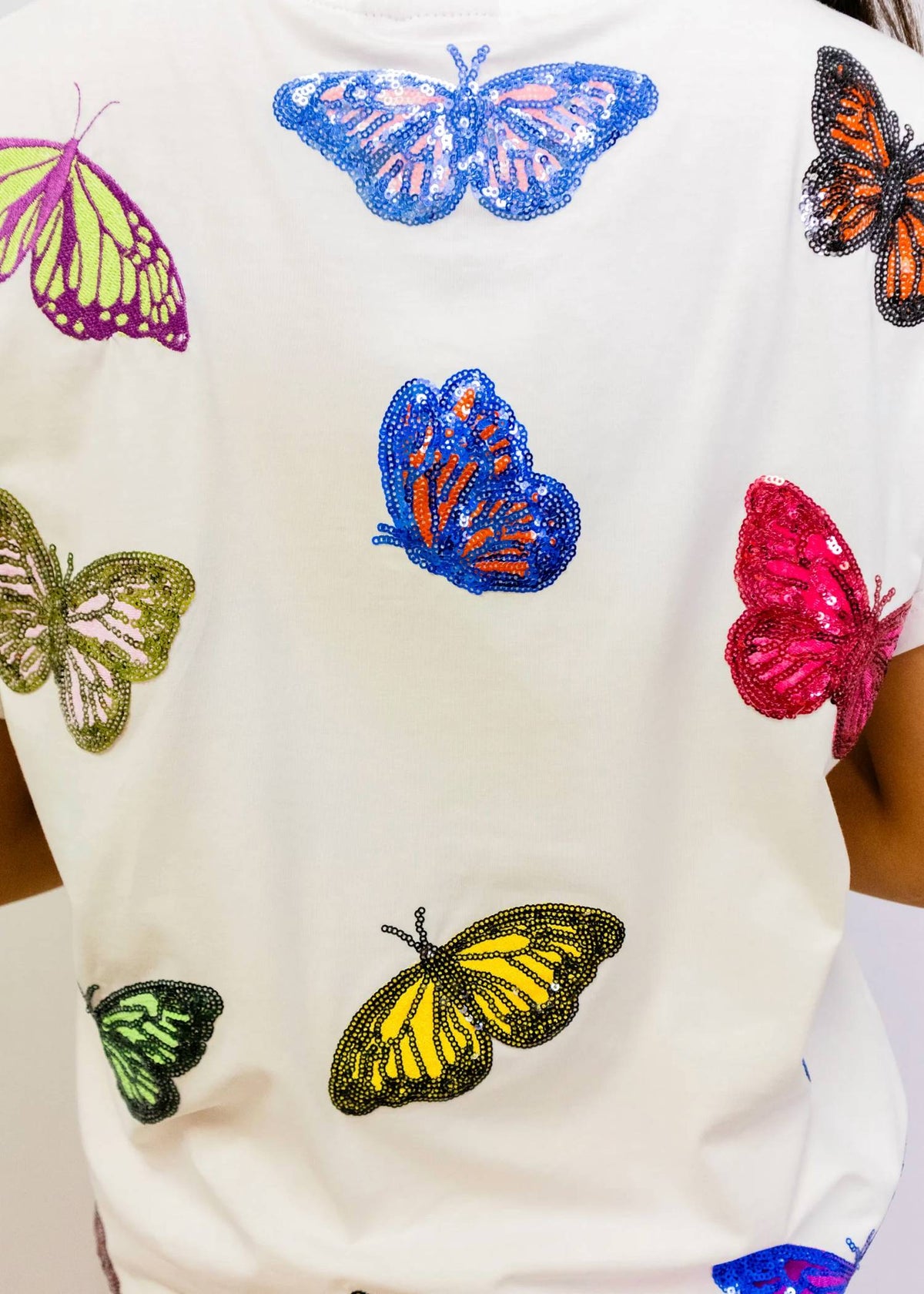 Queen Of Sparkles - Short Sleeve Butterfly Tee