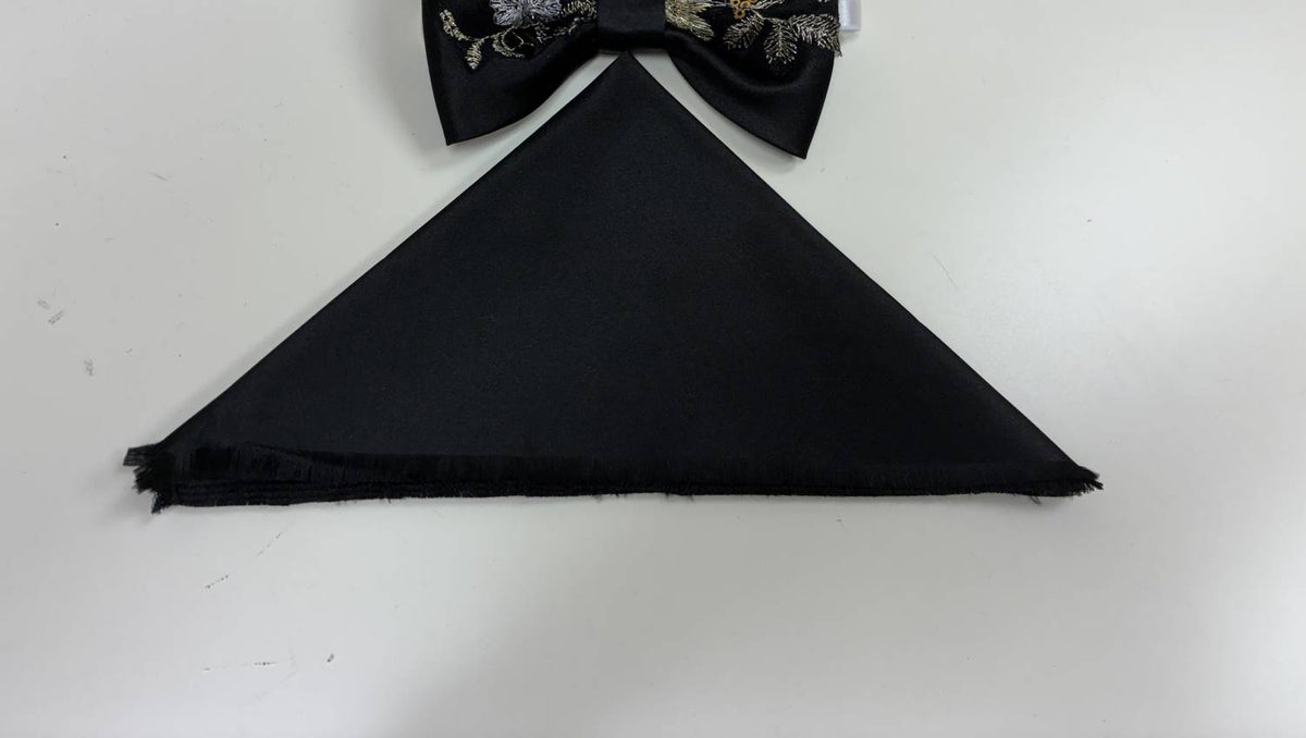 Quiet Luxury - Men's Bow Tie And Pocket Piece
