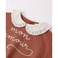 Quincy Mae - Girls' Collared Sweatshirt