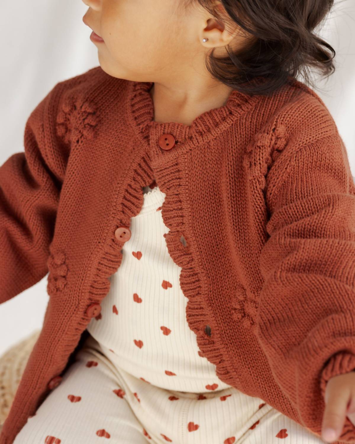 Quincy Mae - Kid's Knit Cardigan