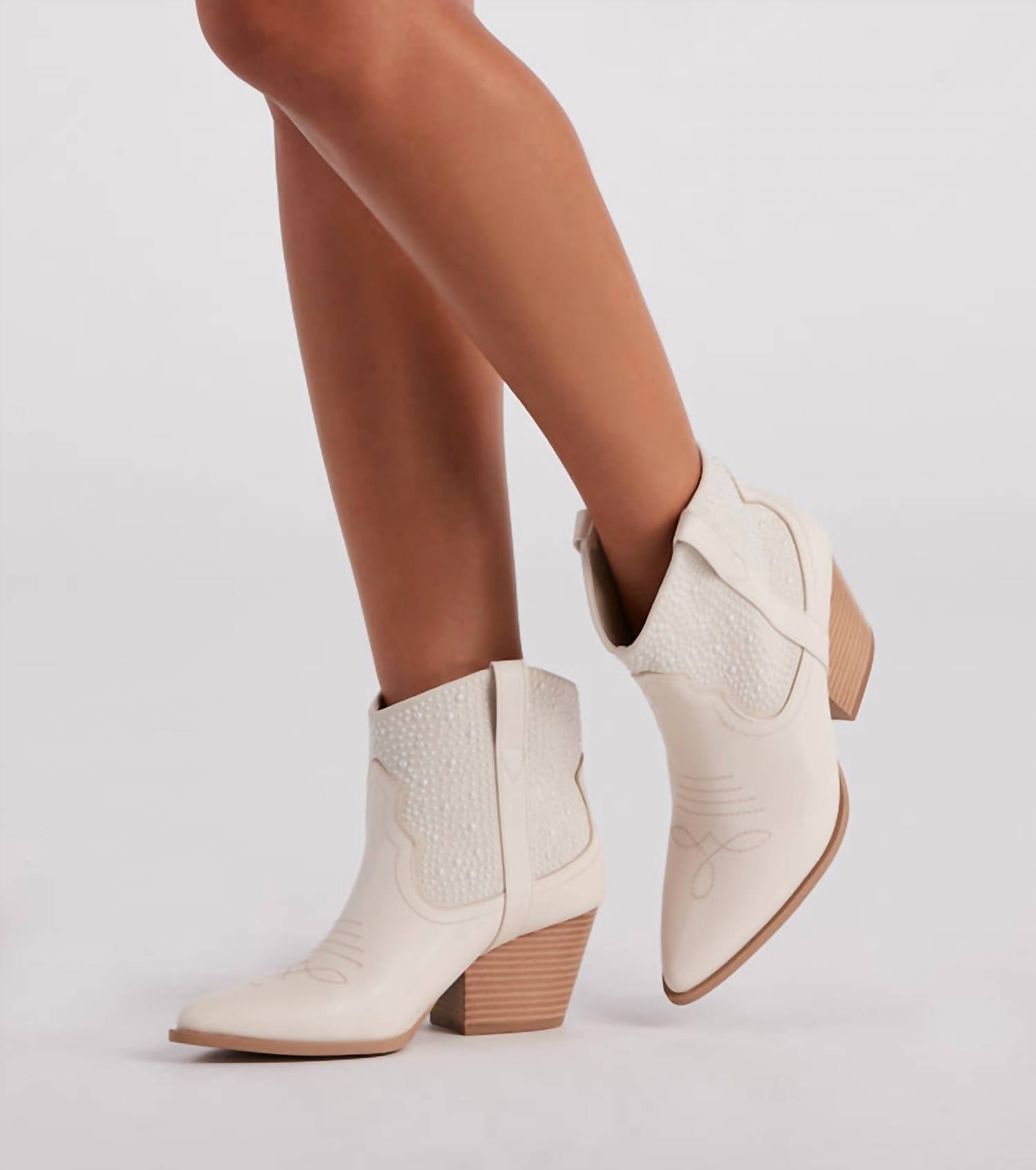 Qupid - Women's Western Bootie - ankle - boots - booties - shoes