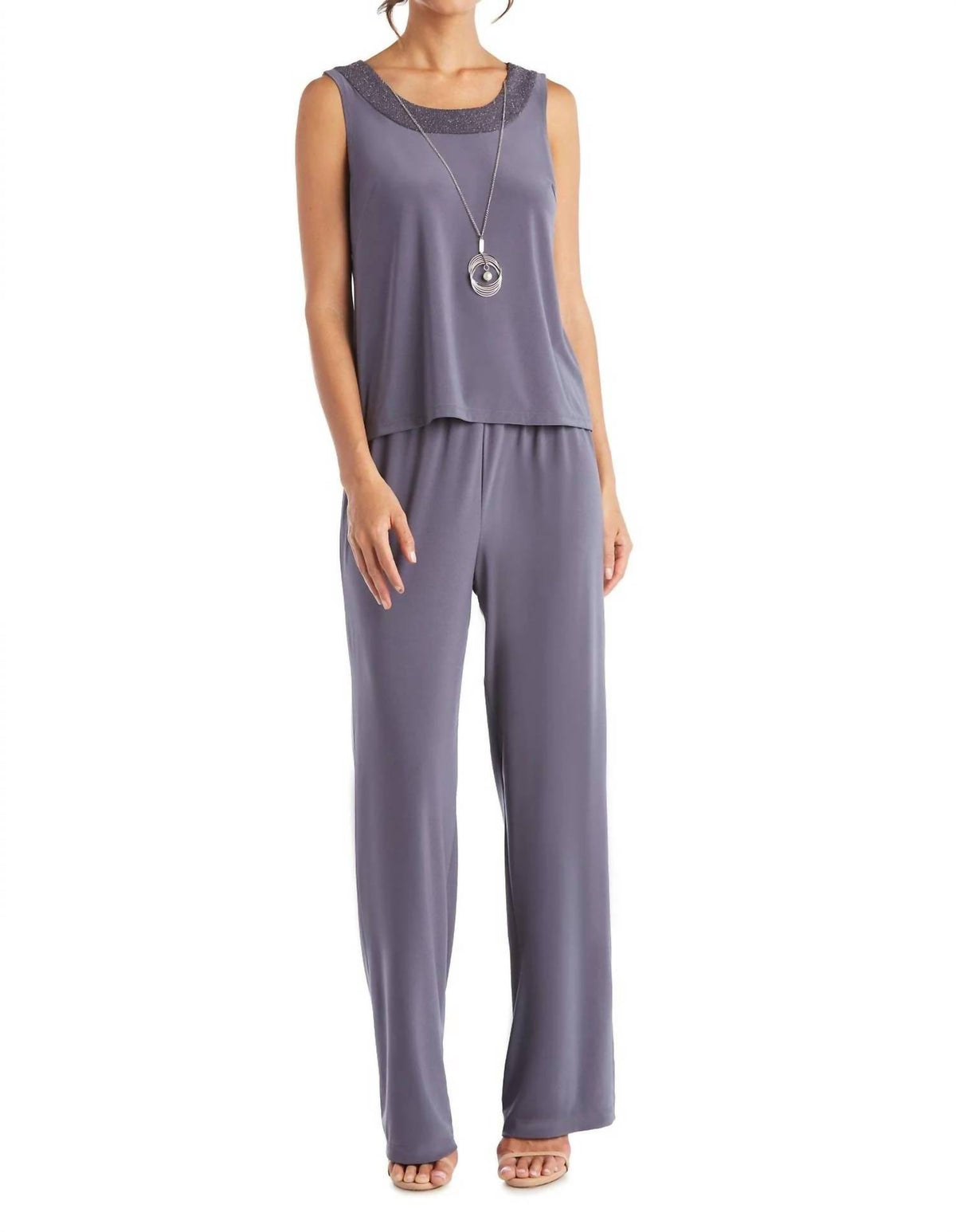 R&M Richards - Formal Duster Jacket and Pant Set