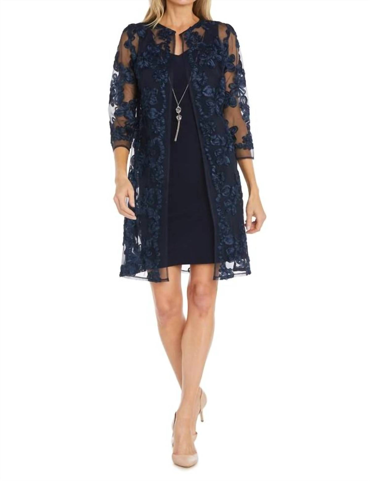 R&M Richards - Sheath Dress With Jacket