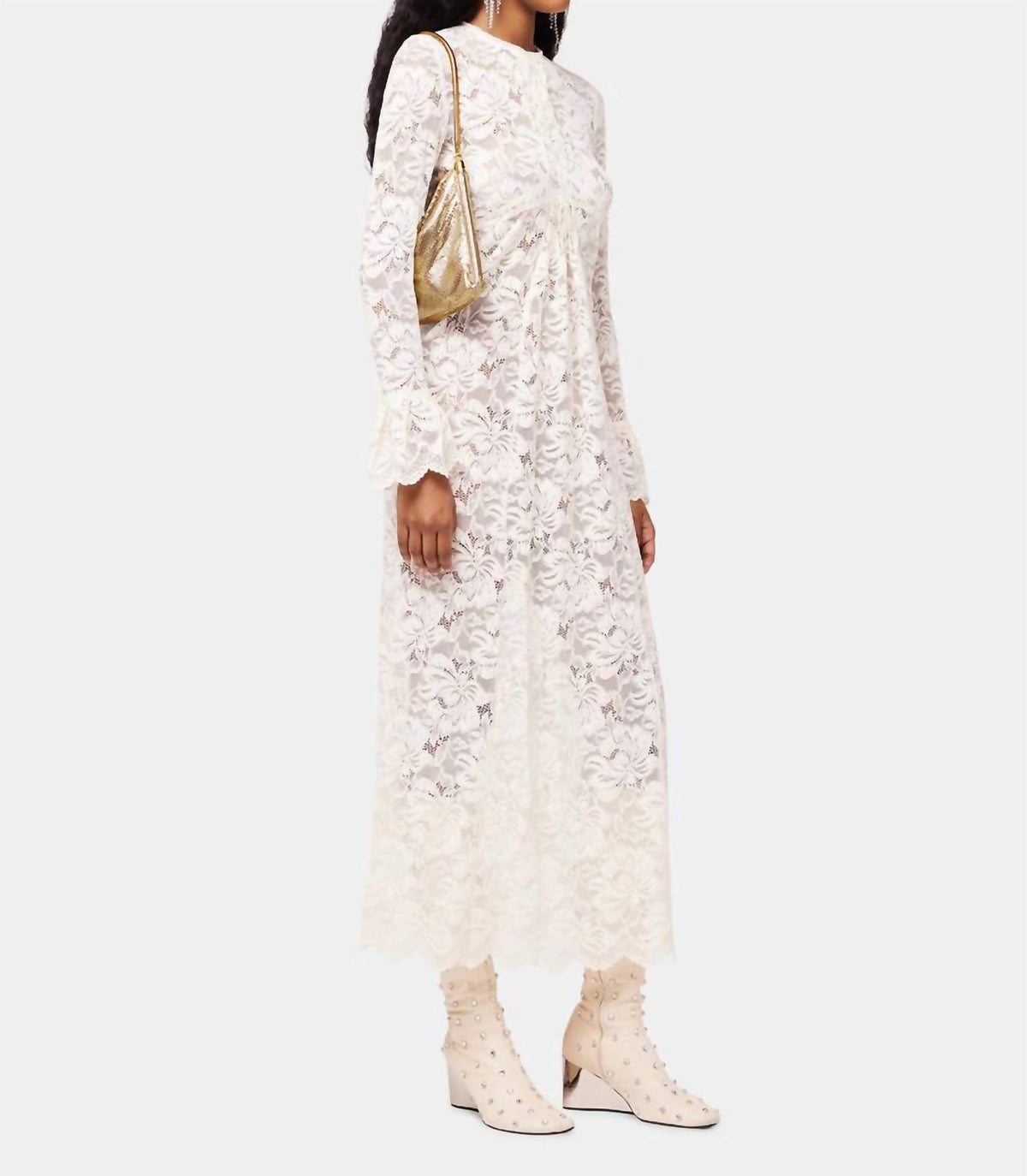 Rabanne - Women's Chainmail Gold Bag