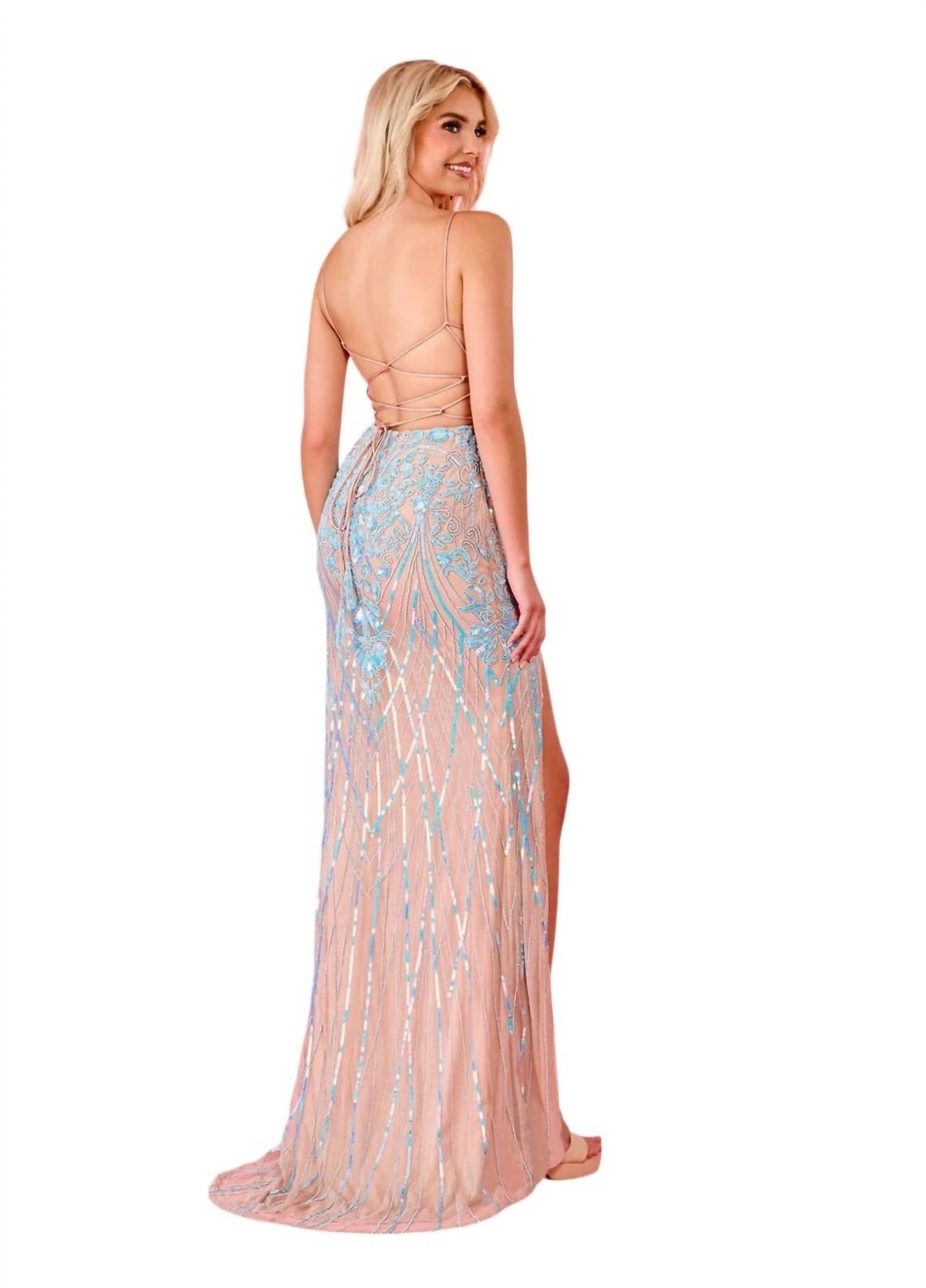 Rachel Allan - Fitted Column Prom Dress