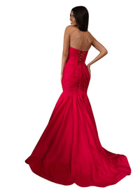 Rachel Allan - Luxurious Taffeta Mermaid Prom Dress - clothing - dresses - patterned