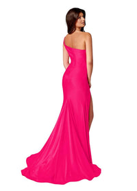 Rachel Allan - Ruched Bodice With Mesh Prom Dress - clothing - dresses - pink