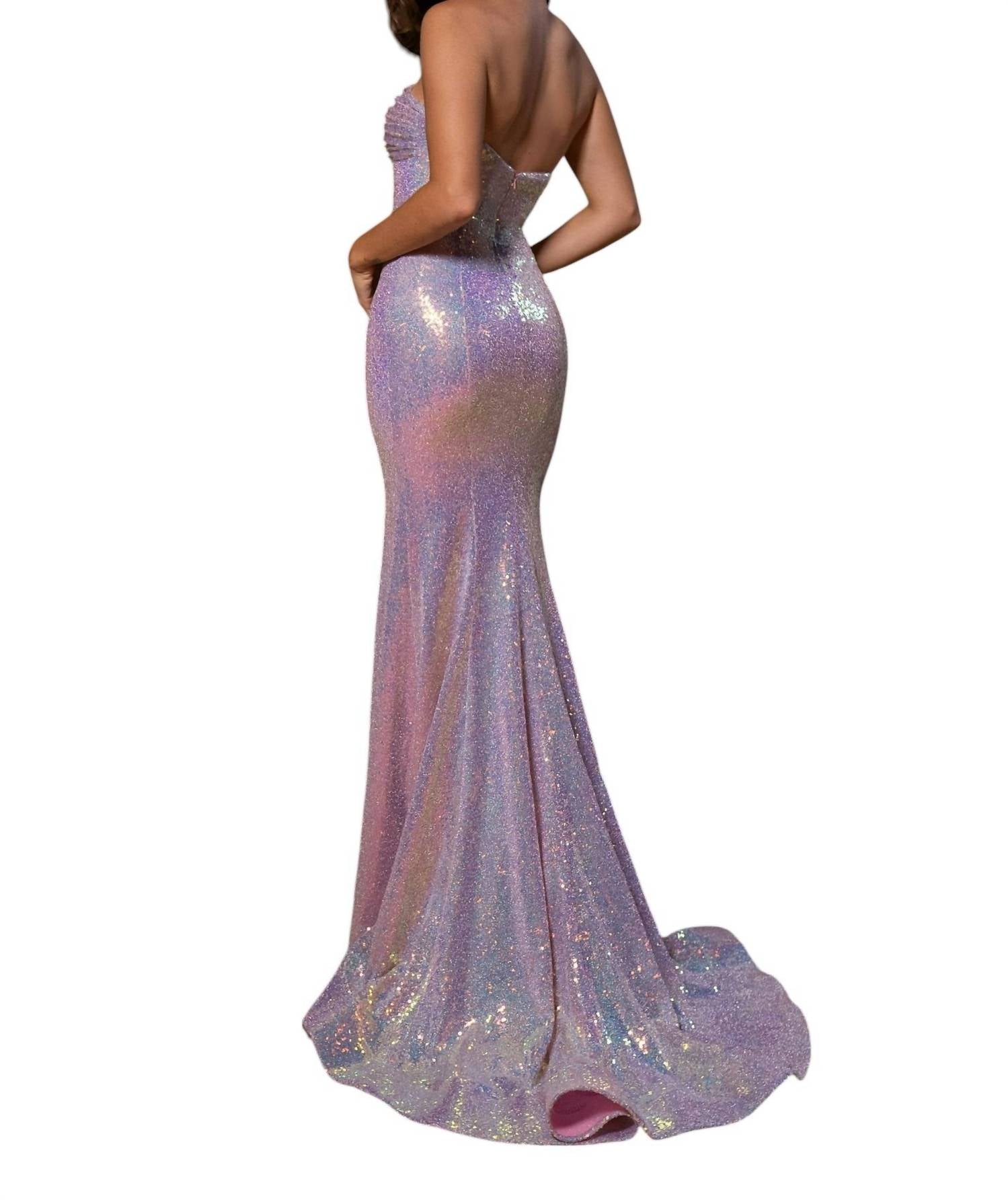 Rachel Allan - Strapless Sweetheart Prom Dress - clothing - dresses - patterned