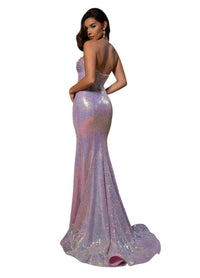 Rachel Allan - Strapless Sweetheart Prom Dress - clothing - dresses - patterned