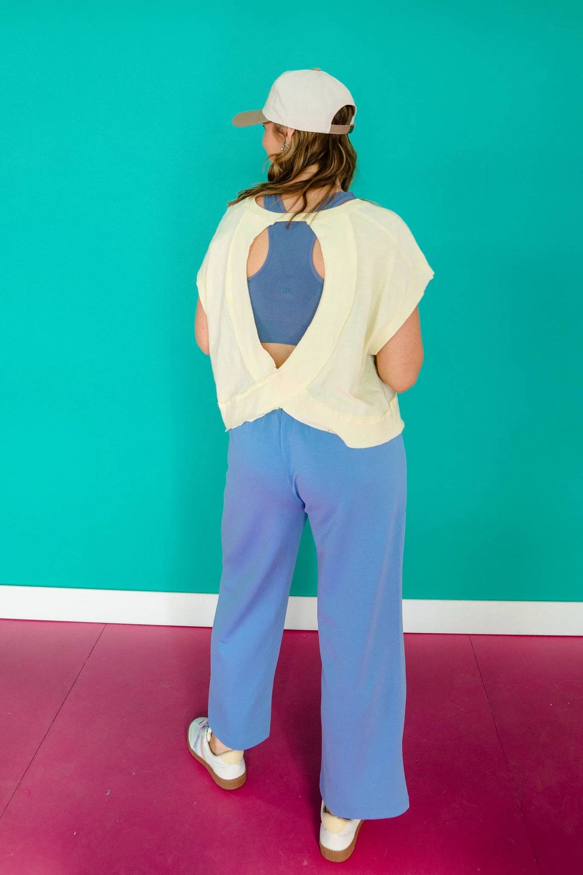 Rae Mode - Anna Open Back Slub Tee