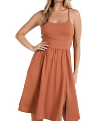 Rae Mode - Athleisure Slit Dress