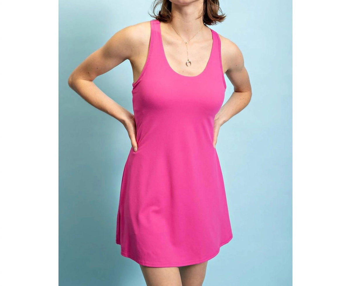 Rae Mode - Buttersoft Active Dress with Built-in Shorts