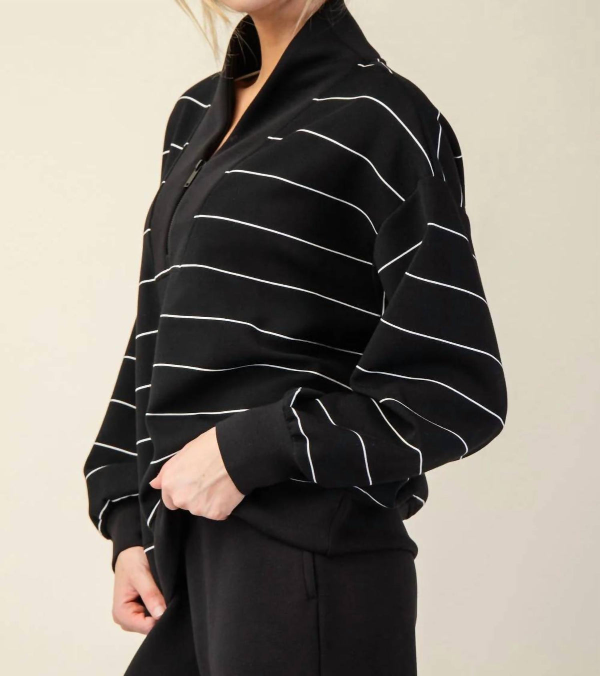 Rae Mode - Jetset Stripe Scuba Lounge Set