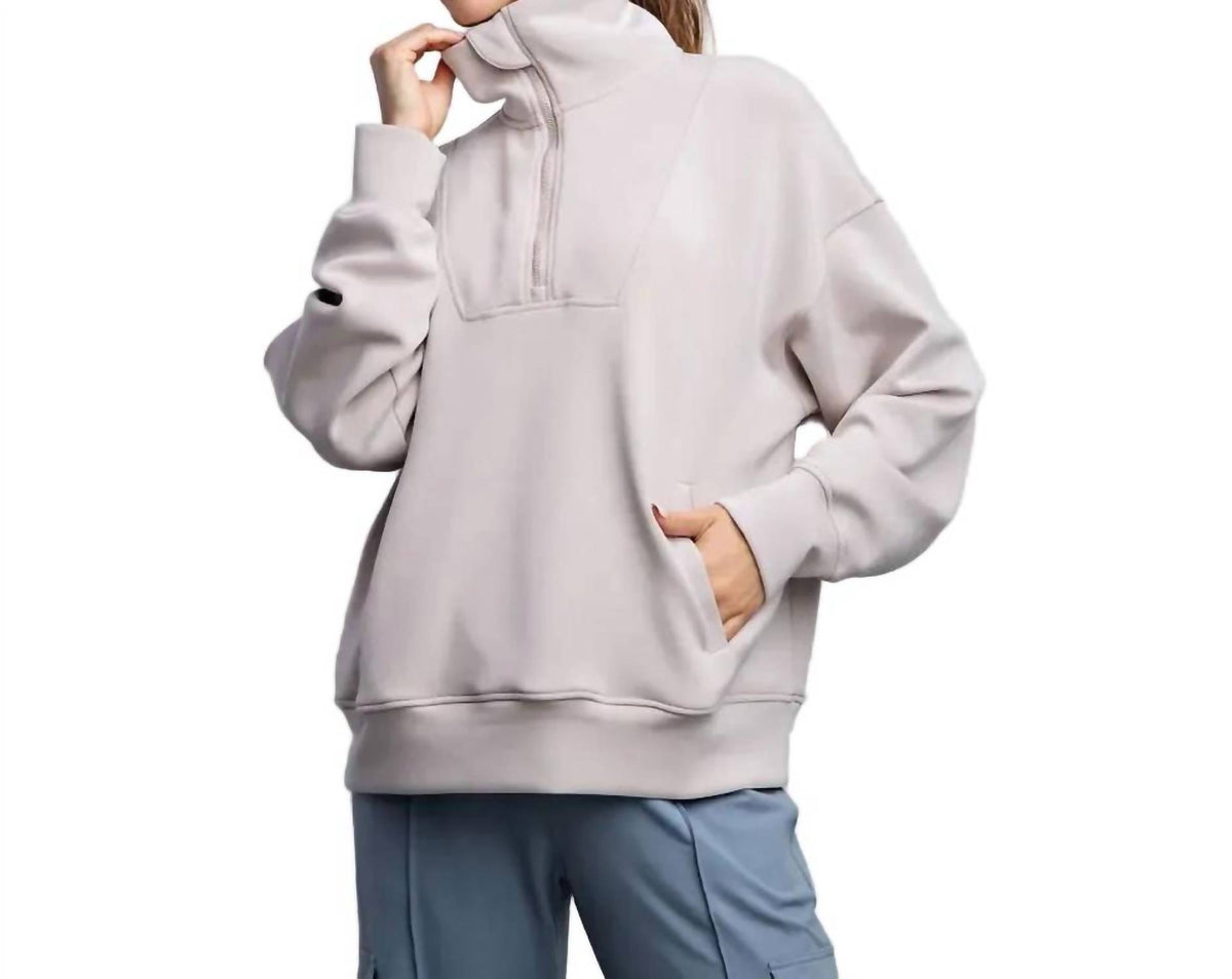 Rae Mode - Modal 1/4 Zip Pullover
