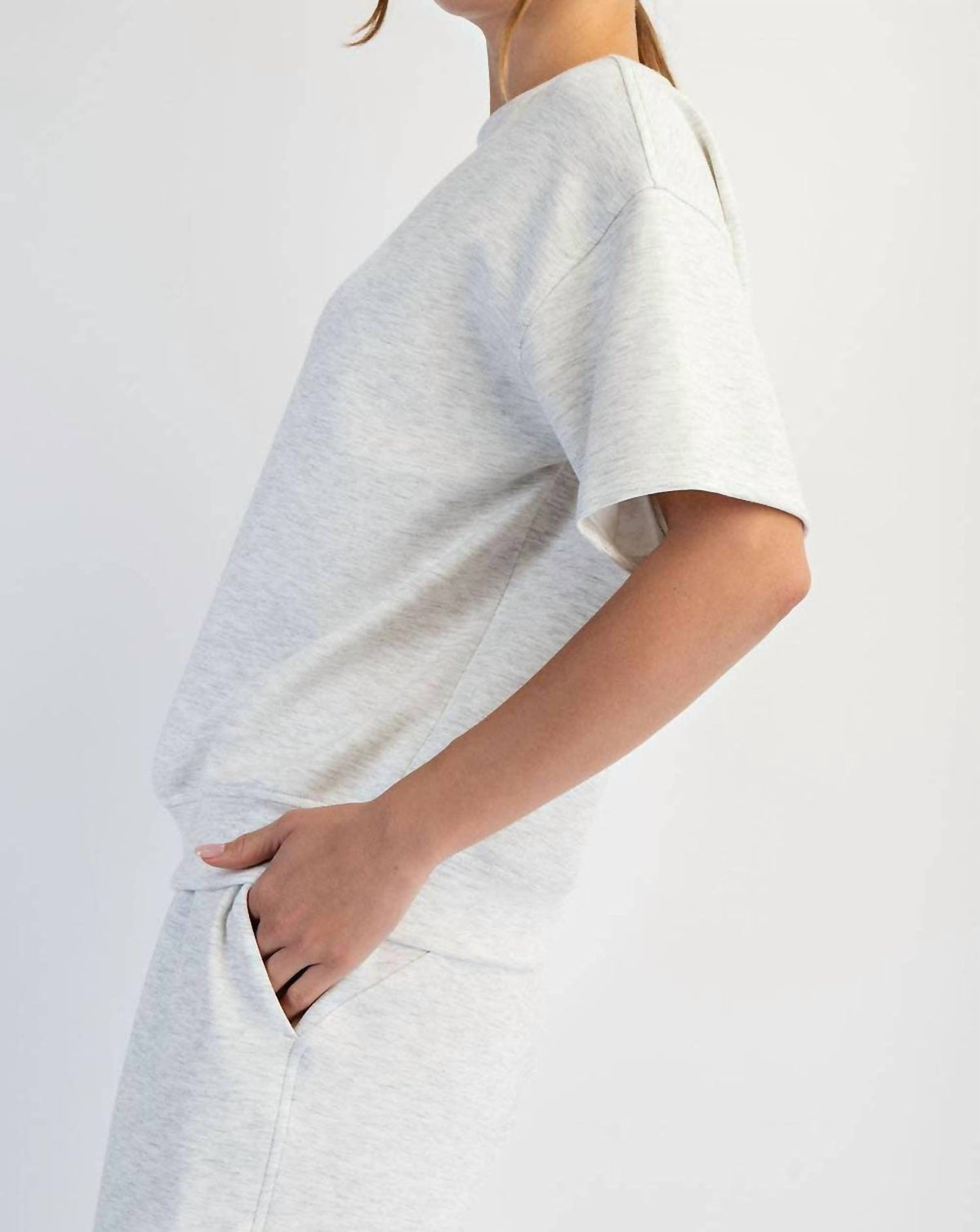 Rae Mode - Modal Scuba Basic Short Sleeve Top