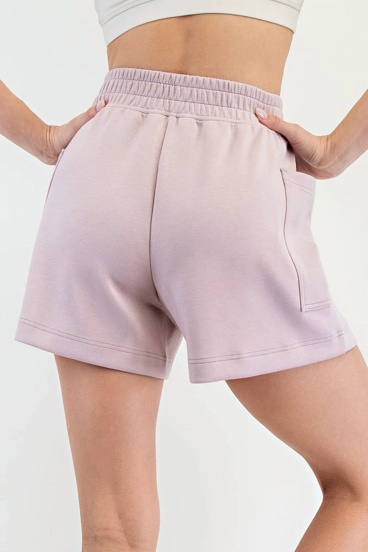 Rae Mode - Modal Scuba Patch Pocket Shorts