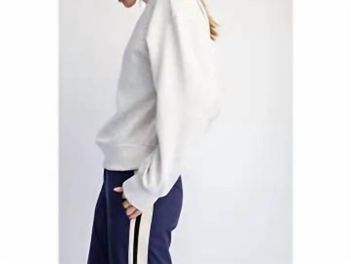 Rae Mode - Modal Scuba Quarter Zip Long Sleeve Top
