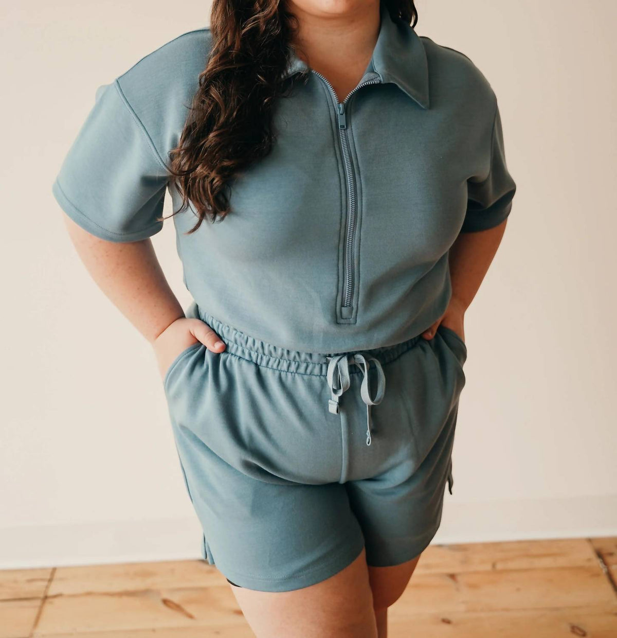 Rae Mode - Molly Half-zip Romper