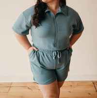 Rae Mode - Molly Half-zip Romper
