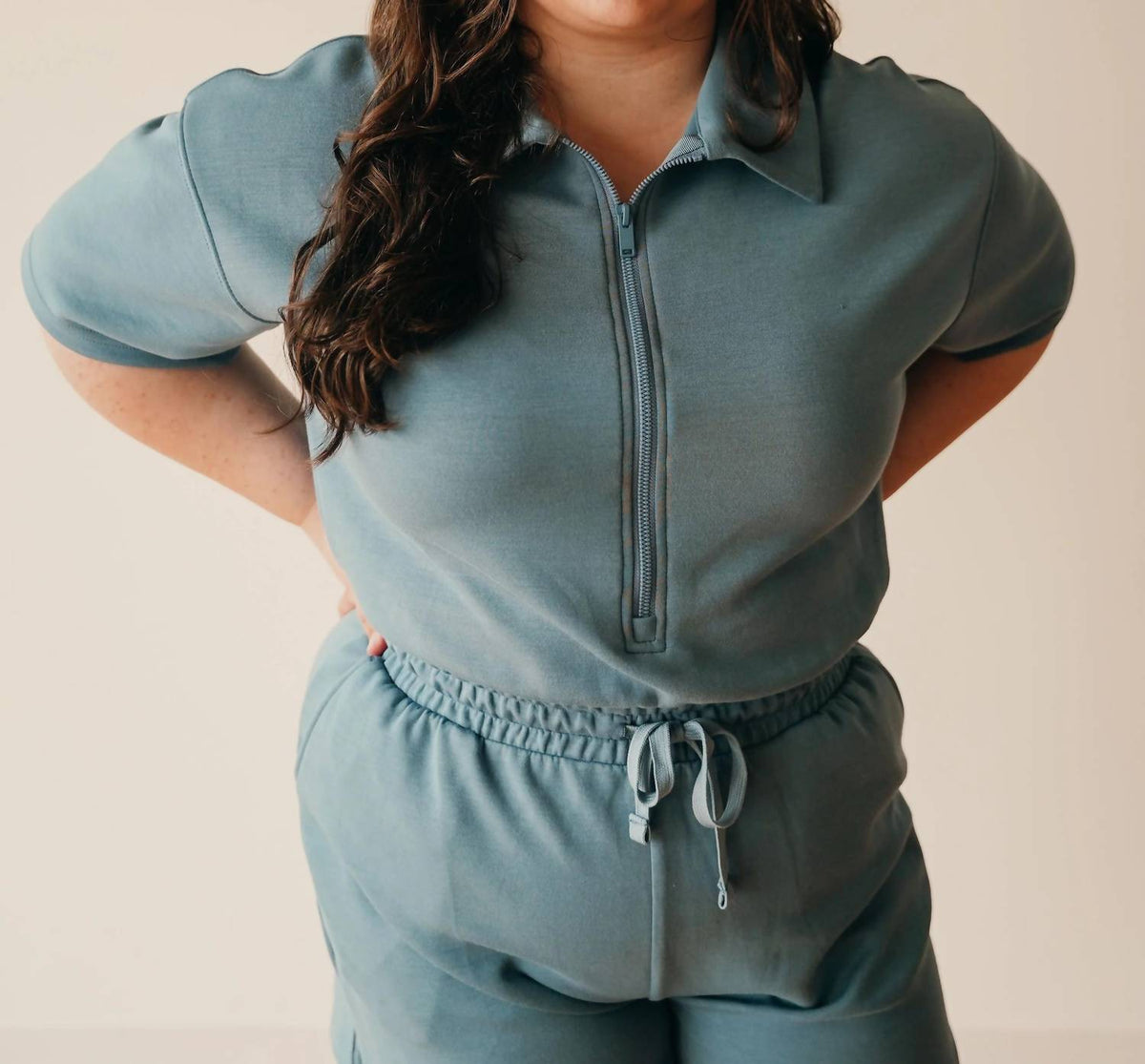 Rae Mode - Molly Half-zip Romper