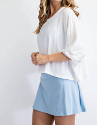Rae Mode - Oversized Twisted Sleeve Tee